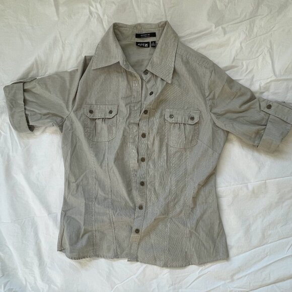 Apt. 9 Pinstripe Button Down Shirt - Picture 1 of 4